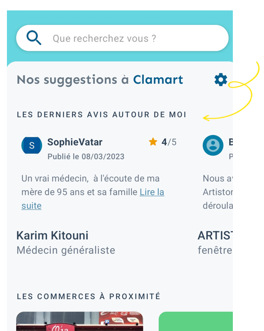 Du Nouveau Sur La Page D'accueil De L'application PagesJaunes