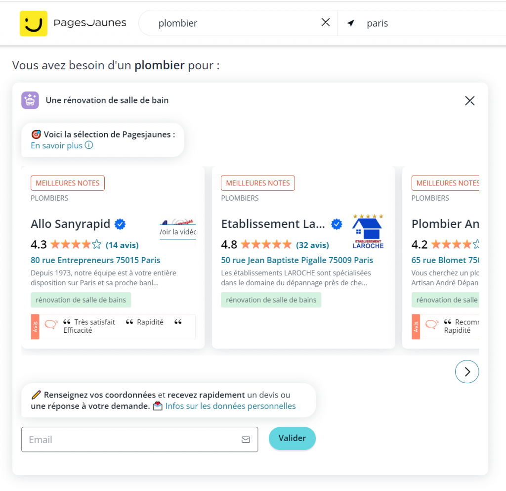 Un Nouveau Mode De Recherche Sur Pagesjaunes.fr Pour Trouver Le ...